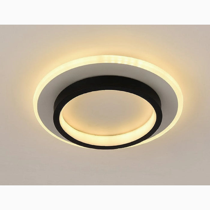 MIRODEMI® Dinant | black Round LED Celling Light