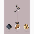 MIRODEMI® Disentis/Muster | Nordic Standing Light Floor Lamp for Reading, Living Room, Bedroom, Home, Hall