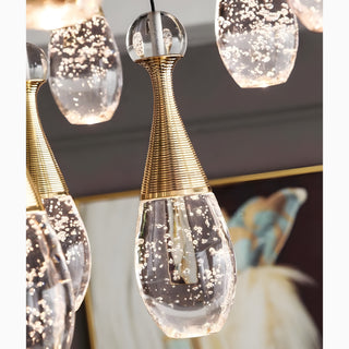 MIRODEMI Dolceacqua Stunning Modern Crystal Jellyfish Style Ceiling Light for Living Room, Bedroom 