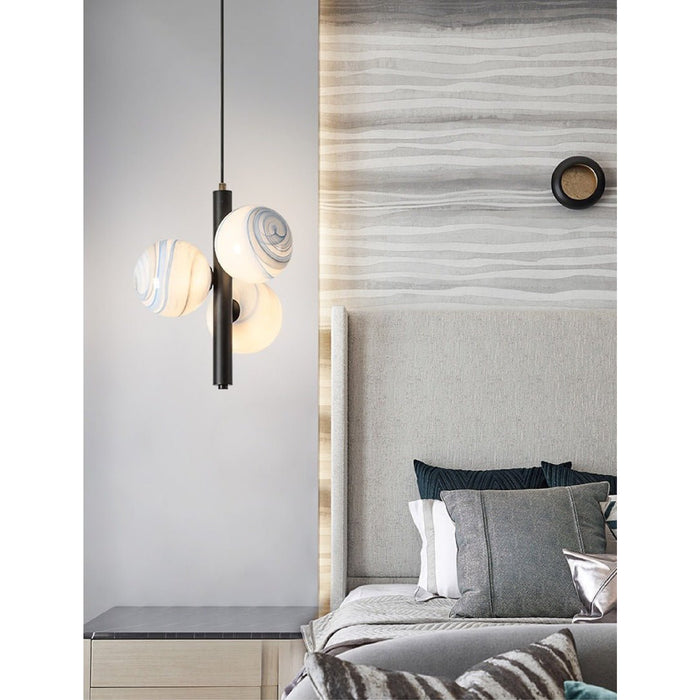 MIRODEMI® Drap | LED Glass Balls Chandelier in Nordic Style