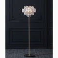 MIRODEMI® Dübendorf | Nordic Luxury Crystal LED Floor Lamp With Marble Base for Reading, Living Room, Bedroom, Home, Hall