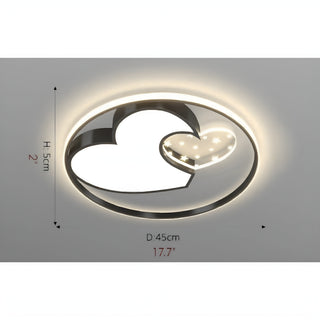 MIRODEMI® Durbuy | Modern black Creative Acrylic LED Ceiling Light