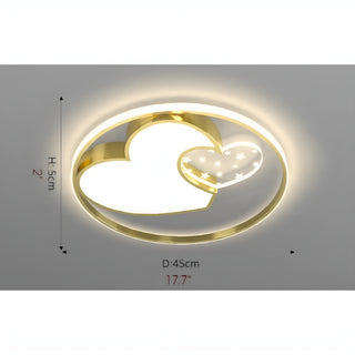 MIRODEMI® Durbuy | Modern golden Creative Acrylic LED Ceiling Light