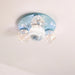 MIRODEMI® Ebikon | Creative Lantern Planet blue Ceiling Lamp for Kids Room