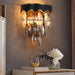 Black Crystal Wall Lighting | luxury style |crystals in interior | sophisticated design