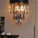 Black Crystal Wall Lighting | luxury style |modern elegance