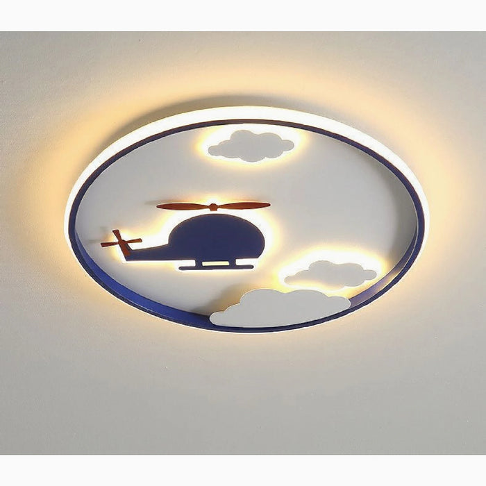 MIRODEMI® Ecublens | LED Ceiling Helicopter Light for Kids Room