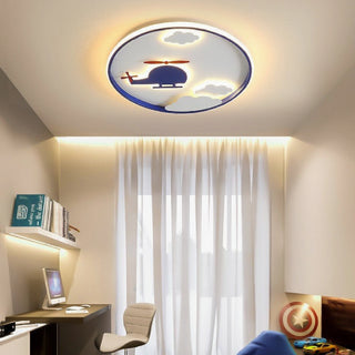 MIRODEMI® Ecublens | creative LED Ceiling Helicopter Lamp for Kids Room