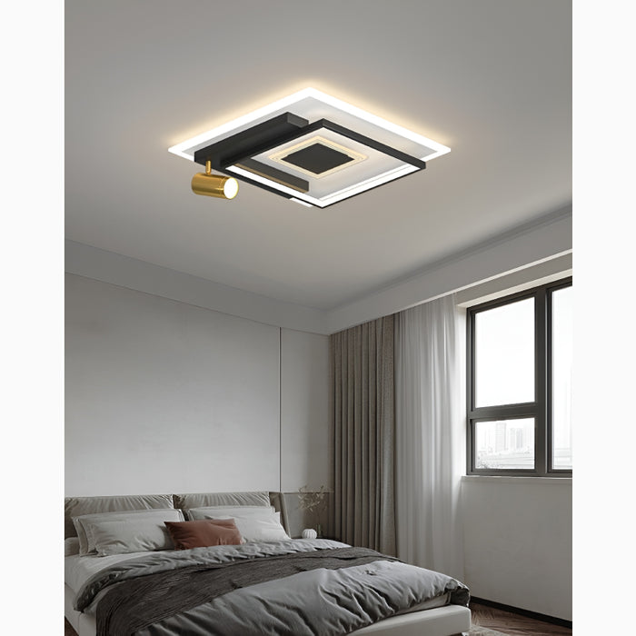 MIRODEMI® Eeklo | Nordic Square LED Ceiling Light