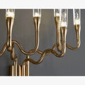 MIRODEMI® Eivissa | Luxury Crystal Candle LED Wall Lamp | wall sconce | wall lamp
