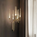 MIRODEMI® Eivissa | Luxury Crystal Candle LED Wall Lamp | wall sconce | wall lamp