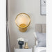 MIRODEMI® Elche | Gold Modern Small Crystal Copper LED Wall Lamp | wall sconce | wall light