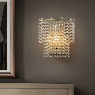 MIRODEMI® Elda | Chrome/Gold Crystal Modern Wall Lamp | wall sconces | crystal light