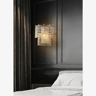 MIRODEMI® Elda | Chrome/Gold Crystal Modern Wall Lamp | wall sconces | crystal light