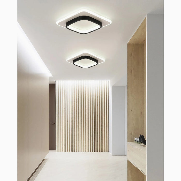 MIRODEMI® Enghien | modern Square LED Ceiling Light