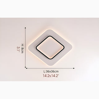 MIRODEMI® Enghien | Square LED Ceiling Light