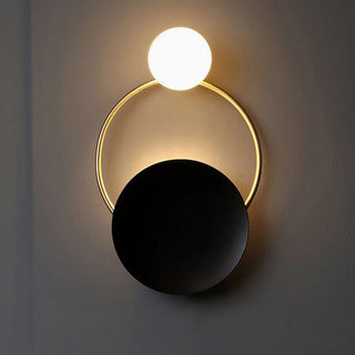 MIRODEMI® Errenteria | Black/Gold Modern luxury crystal wall lamp | wall light | wall sconce