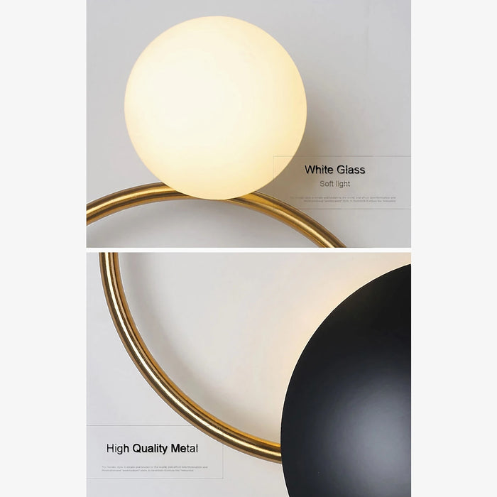 MIRODEMI® Errenteria | Black/Gold Modern luxury crystal wall lamp