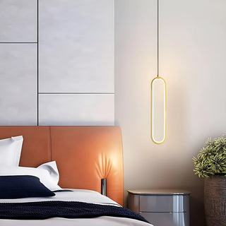 MIRODEMI Estavayer-le-Lac | Minimalistic Oval Pendant Light in a Nordic Style for Home Decor