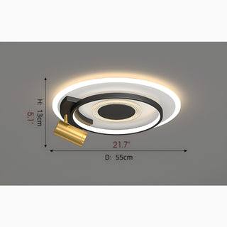 MIRODEMI® Eupen | Nordic Round LED Ceiling Light