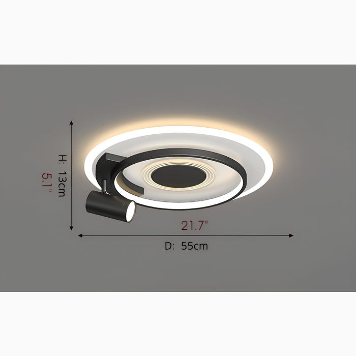 MIRODEMI® Eupen | Nordic Round LED Ceiling Light