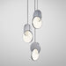 MIRODEMI® Èze Round Stainless Steel Hanging Light Fixture Chrome / 7*10 / Warm Light