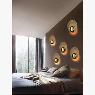 MIRODEMI® Ferrol | Gold/Black Modern LED wall lamp | wall sconces | wall light | gold wall light