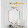 Figueres | Gold/Chrome Modern Wall Mirror Lamp from Mirodemi for Bathroom, Living Room, Bedroom | Luxury Light Fixtures | LED Light | 