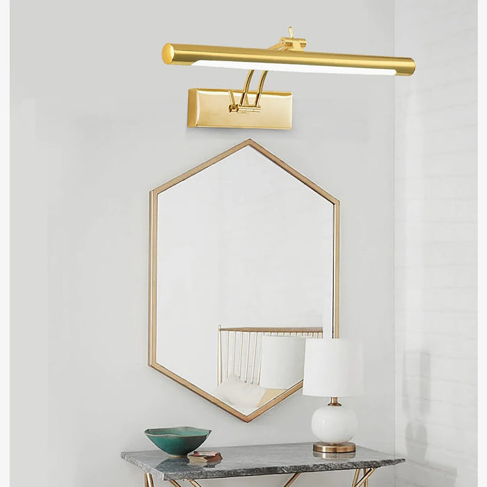 MIRODEMI® Figueres | Gold/Chrome Modern Wall Mirror Lamp | wall light | wall sconces