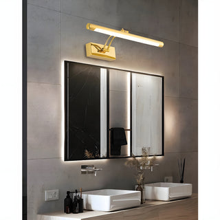 Figueres | Gold/Chrome Modern Wall Mirror Lamp from Mirodemi for Bathroom, Living Room, Bedroom | Luxury Light Fixtures | LED Light | 