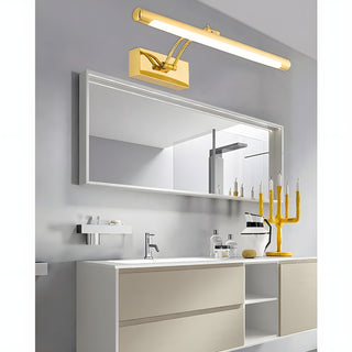 Figueres | Gold/Chrome Modern Wall Mirror Lamp from Mirodemi for Bathroom, Living Room, Bedroom | Luxury Light Fixtures | LED Light | 