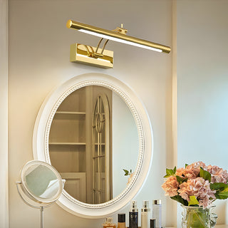 Figueres | Gold/Chrome Modern Wall Mirror Lamp from Mirodemi for Bathroom, Living Room, Bedroom | Luxury Light Fixtures | LED Light | 