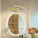 MIRODEMI® Figueres | Gold/Chrome Modern Wall Mirror Lamp | wall light | wall sconces