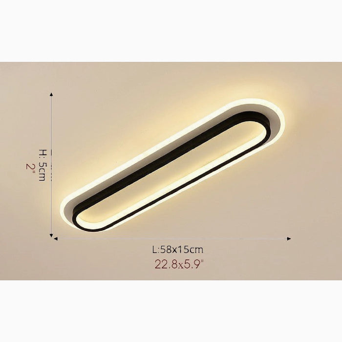 MIRODEMI® Fleurus | Rectangle LED Celling Light on