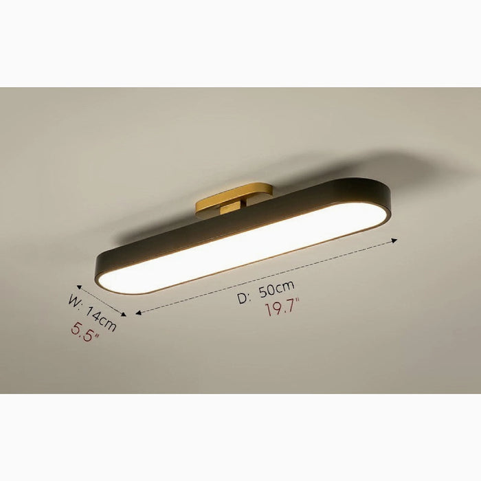 MIRODEMI® Florenville | Modern 360 Degree Rotating LED Ceiling Light parametres