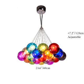 MIRODEMI® Flüelen | Chic Rainbow Glass Ceiling Lamp for Modern Homes