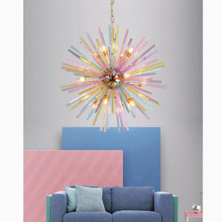 MIRODEMI Flumserberg Glass Creative Colourful Chandelier