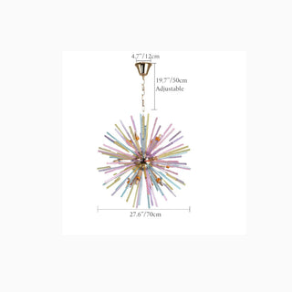 MIRODEMI Flumserberg Creative Colourful Dandelion Size Chandelier