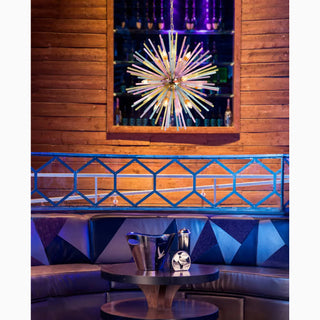 MIRODEMI Flumserberg Dandelion Shaped Glass Chandelier