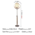 MIRODEMI® Frauenfeld | Lava Stone LED Lights Dimmable Floor Lamp for Living Room, Bedroom, Home, Hall