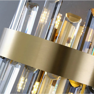 MIRODEMI® Gandia | Brushed Gold design wall sconce | wall light for home