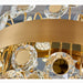 MIRODEMI Garlenda Trendy Rectangle Gold Crystal Chandelier LED Lamp