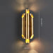 Brushed gold LED wall sconce | modern lighting fixture | minimalistic | dimensions
