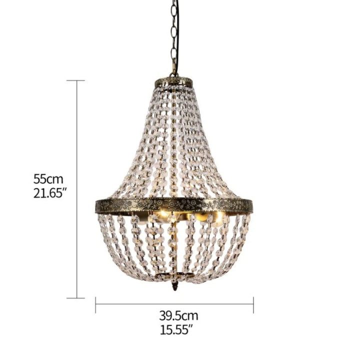 MIRODEMI® Geel | Modern Charming Royal Empire Style Chandelier