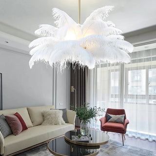 MIRODEMI® Gembloux | White Feather Chandelier