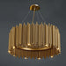 MIRODEMI® Genappe | Luxury Drum Gold Stainless Steel Light