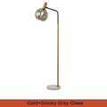 MIRODEMI® Geneva | Stylish Gold Glass Luxury Floor Lamp for Living Room, Bedroom, Home, Hall