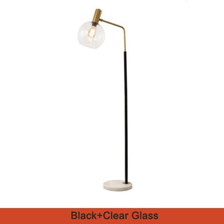 MIRODEMI® Geneva | Stylish Gold Glass Luxury Floor Lamp for Living Room, Bedroom, Home, Hall