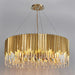 Gent | Drum Gold Crystal Chandelier from Mirodemi for Home Interior 