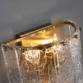 MIRODEMI® Gernika | Gold/Blue Frosted glass Wall Lamp | wall sconces | wall lamp